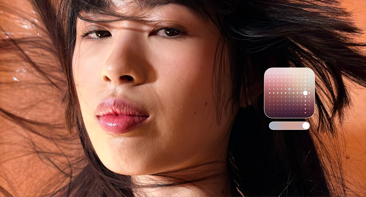 Foto de una persona tomada con la funcionalidad Estilos Fotográficos de la cámara