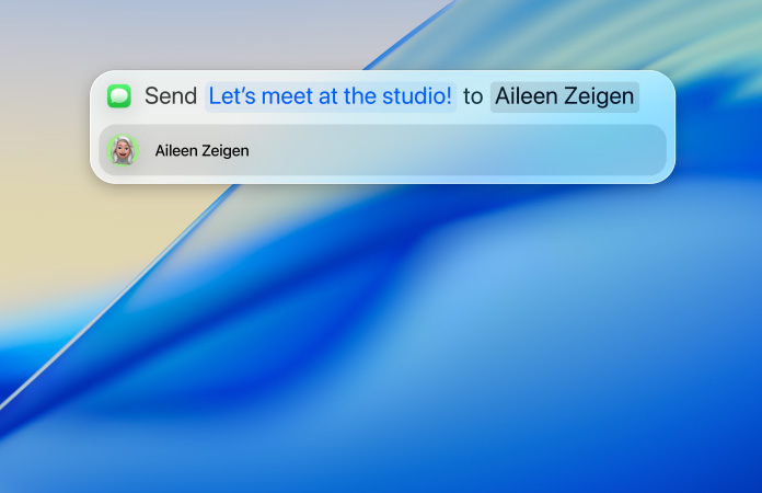 Примери на употребата на Spotlight за изпращане на съобщения