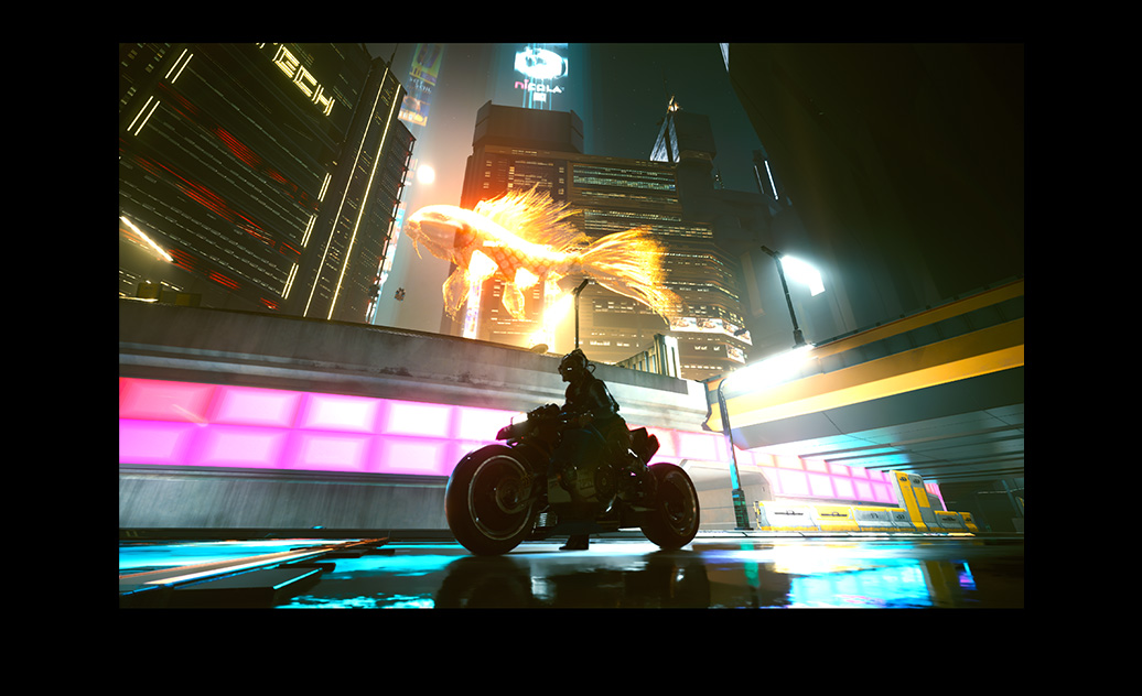 MacBook Pro screen showing a video game